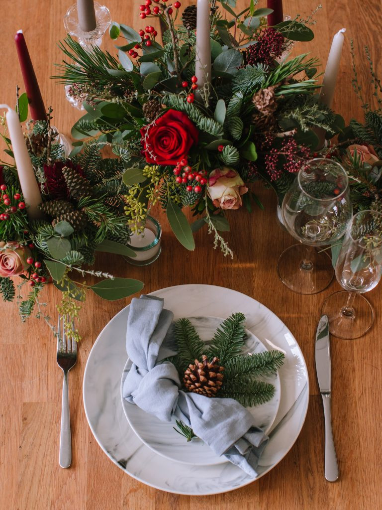 Christmas flowers North Devon