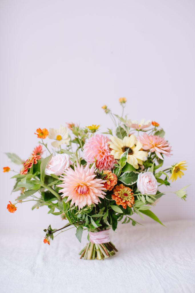 Summer bridal bouquet