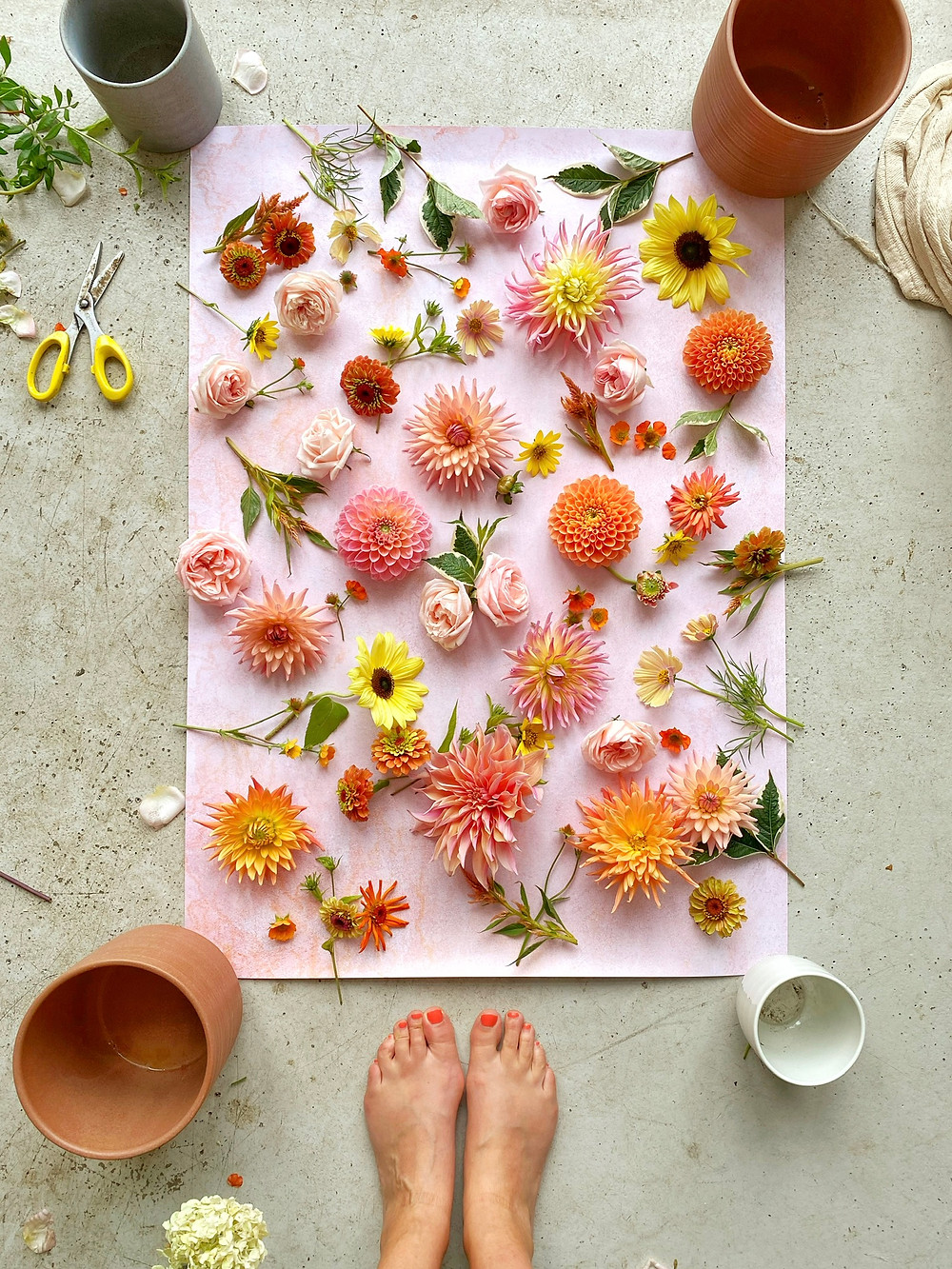 Floral Flatlay