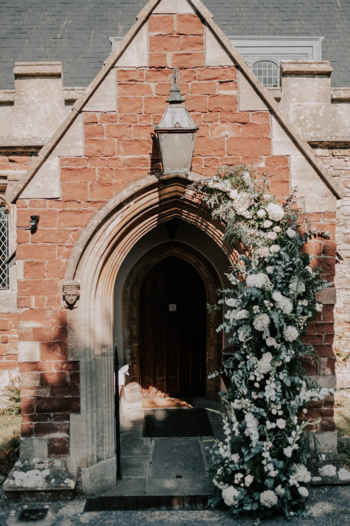 Church floral arch