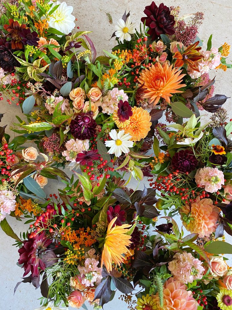 autumn wedding flowers