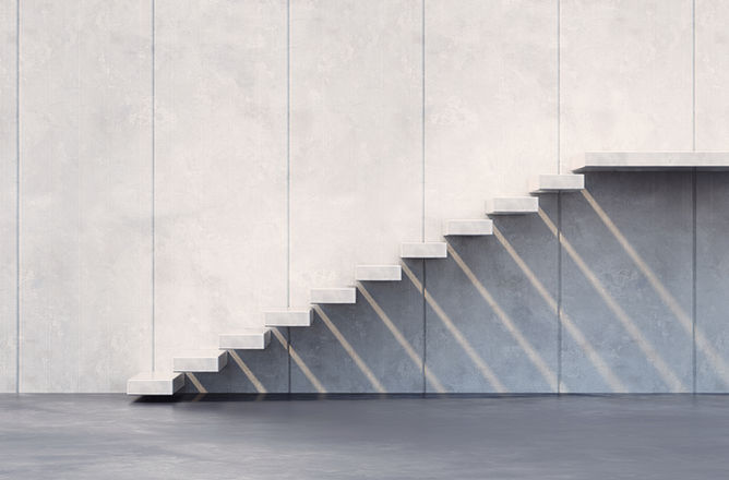 Minimalist Treppe