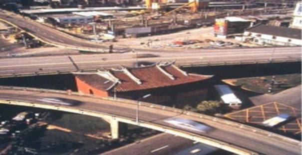 台北府城北門広場再生_1995年以前の写真:高速道路の高架が撤去された前.jpg
