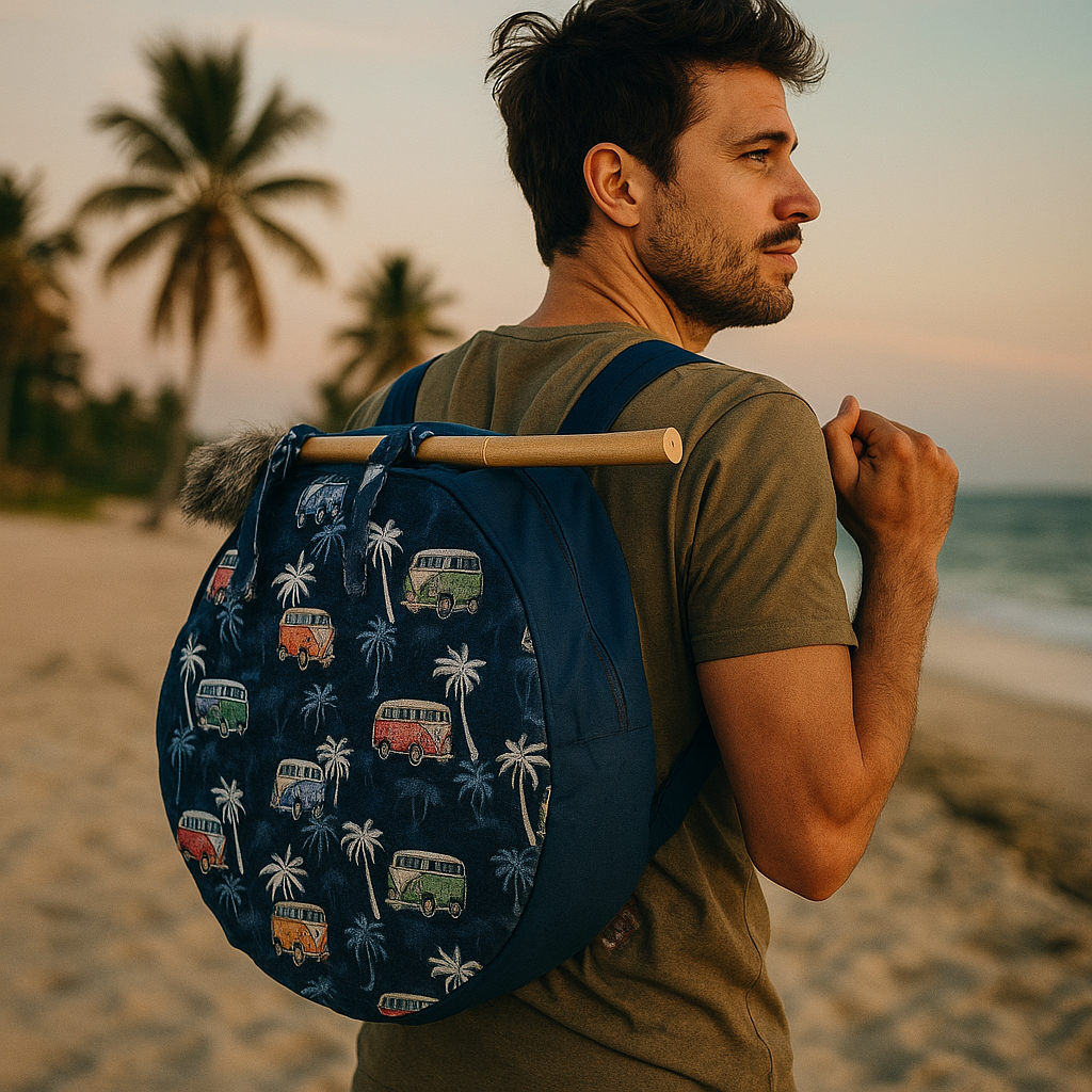 Nomade Californien - 35cm - Côtés bleu foncé