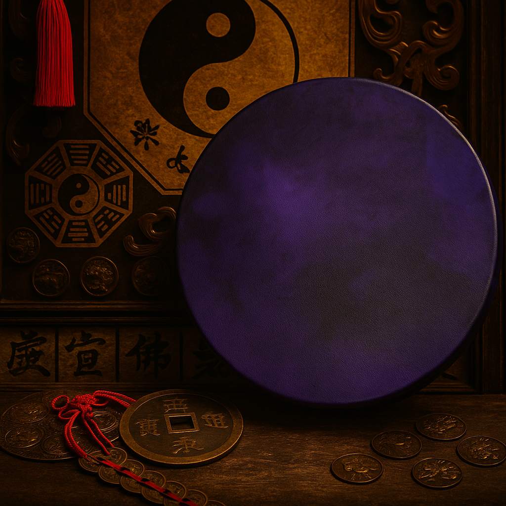 Buffle Spirituel Violet – 45 cm