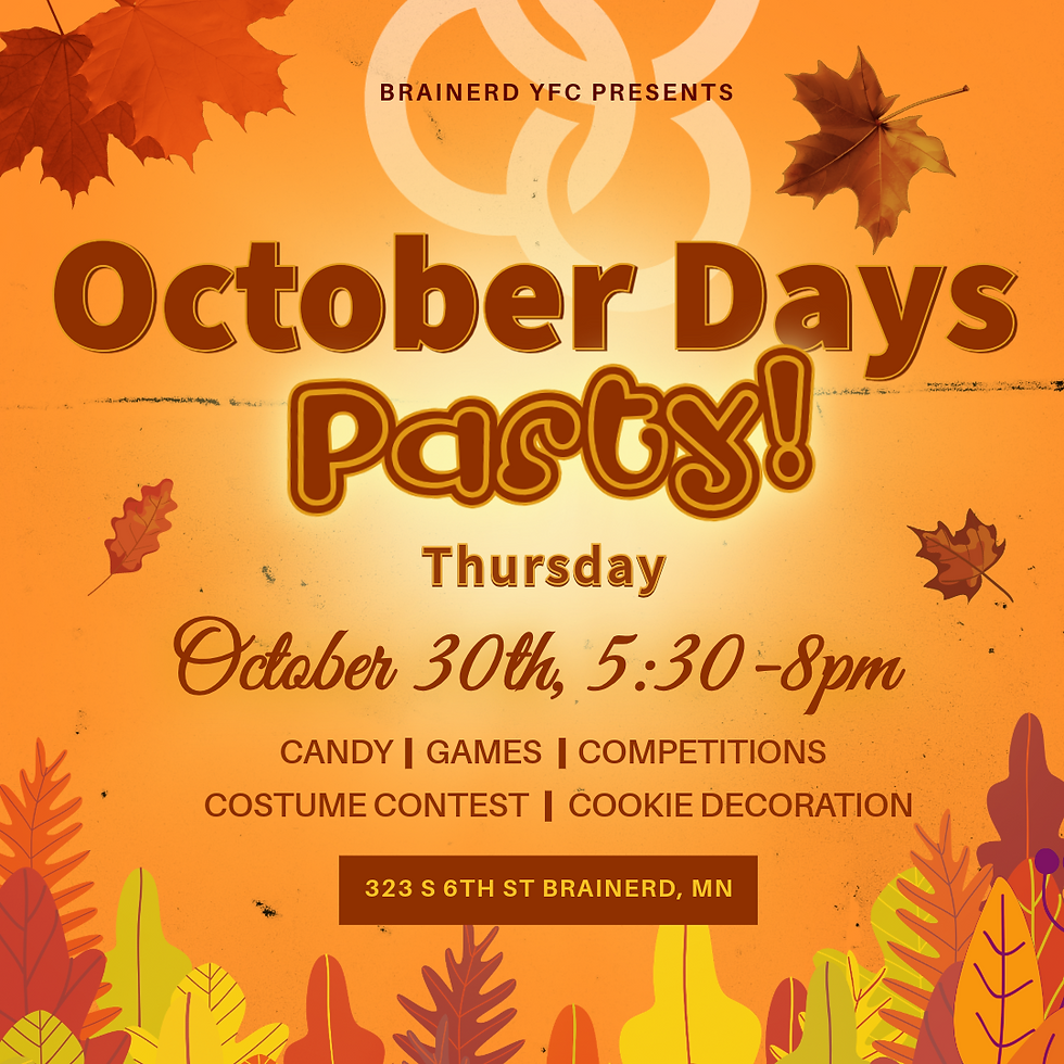 YFC October Days Party 2025