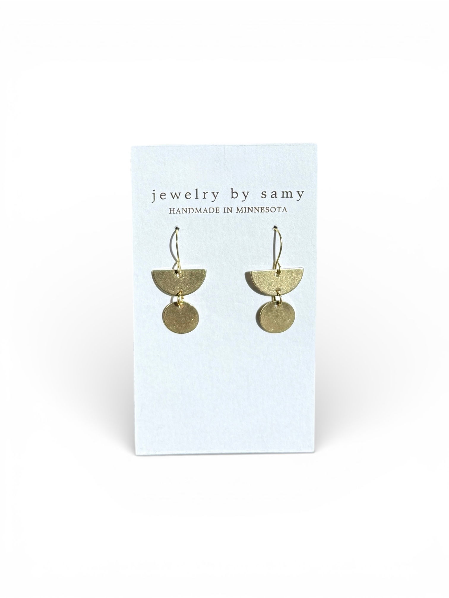 Mini Gold Geometric Earrings