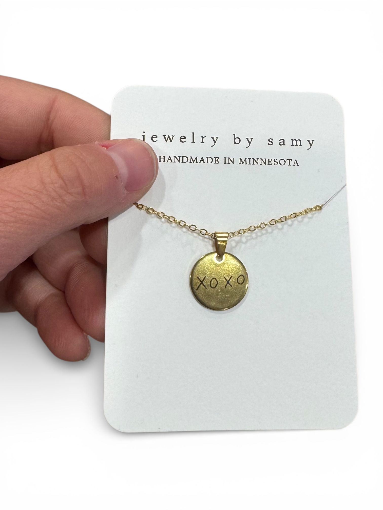 Custom Engraved Handwriting Necklace