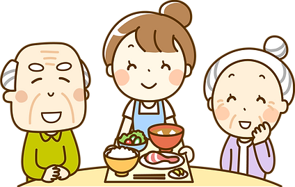 食事の世話
