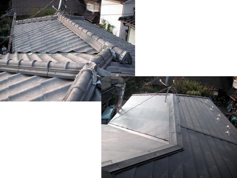 板金屋根工事2
