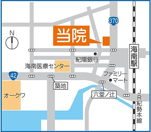 しんがきクリニック地図