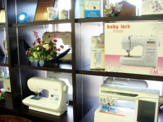 芝崎ミシン商会の展示ミシン