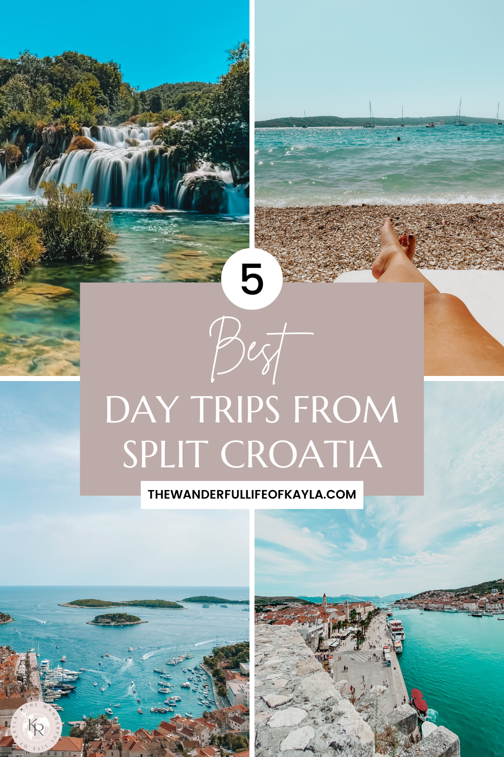Save this post to Pinterest for the 5 Best Day Trips from Split Croatia