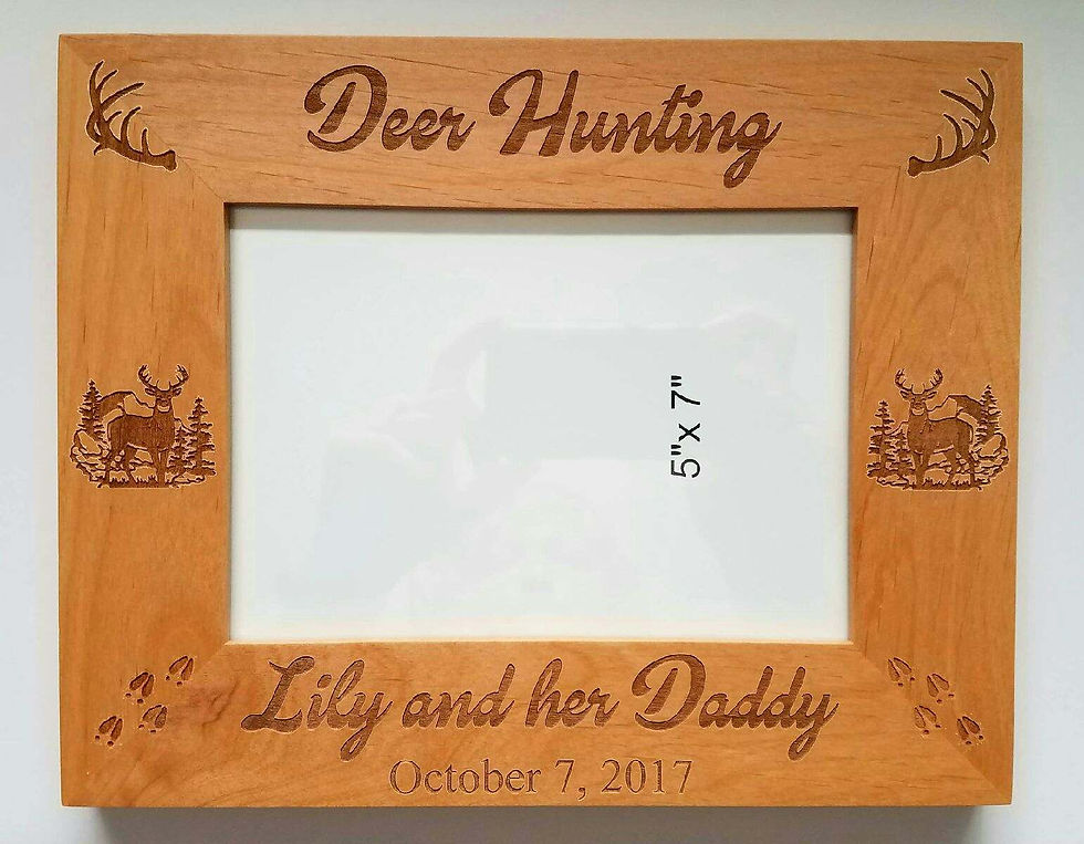 Deer Hunting Custom Picture Frame