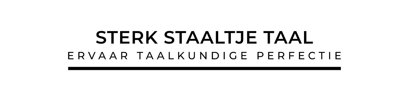 Logo Sterk Staaltje Taal
