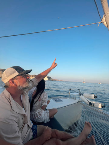 Boat ride in Greece, good energy, vibes, travel 