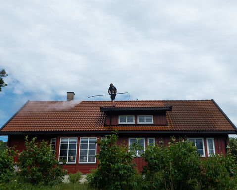 Takvask på Kråkerøy i Fredrikstad