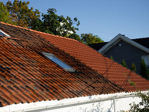 Takvask på Greåker i Fredrikstad.