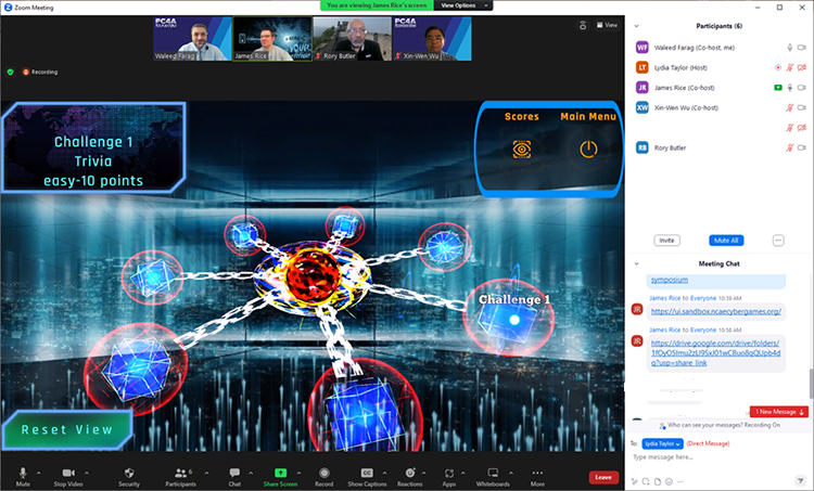 Presenter: Dr. Xin-Wen Wu, Associate Professor, University of Mary Washington | Topic: Network Defen