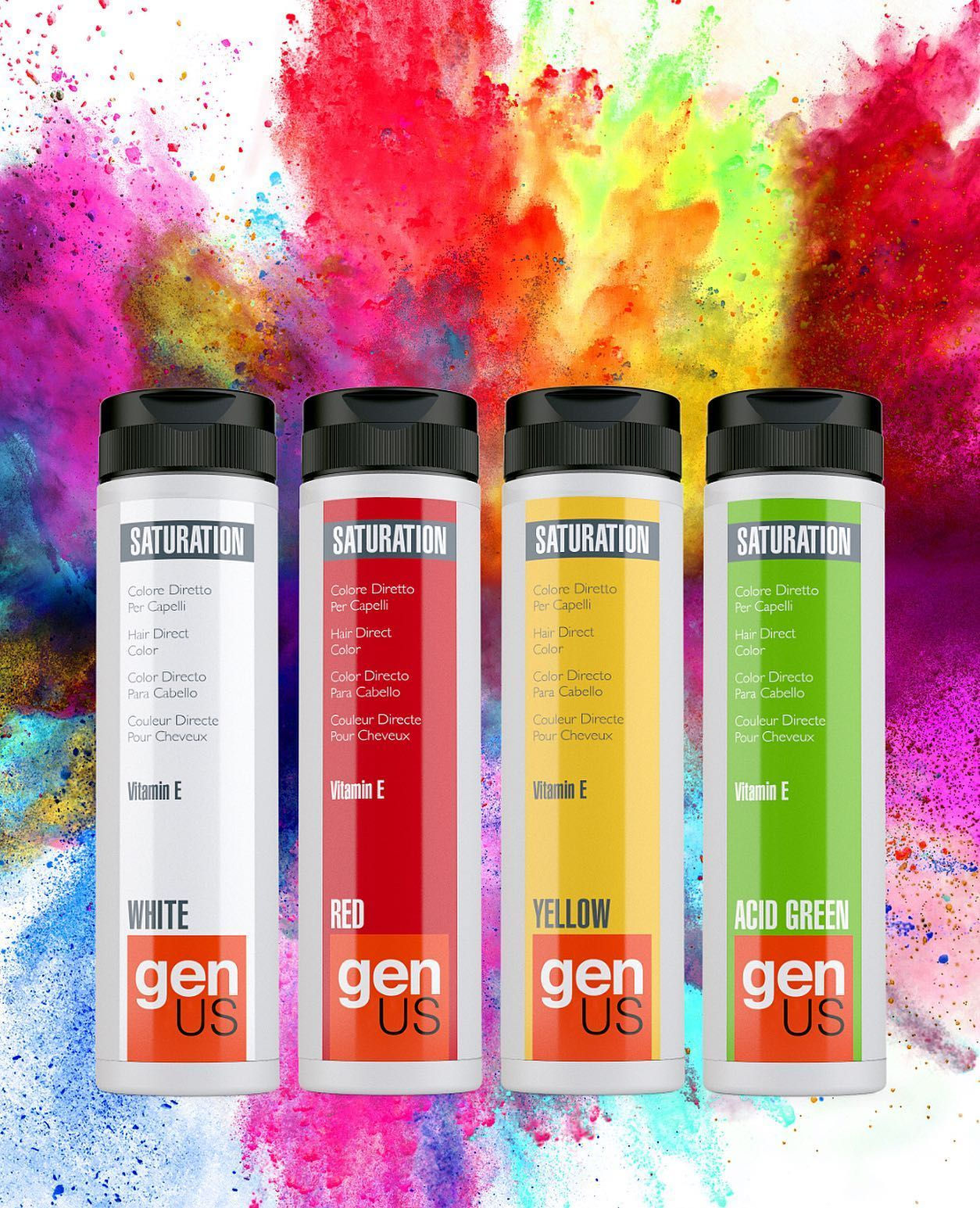 genUS Saturation Color - WHITE Neutral Collection