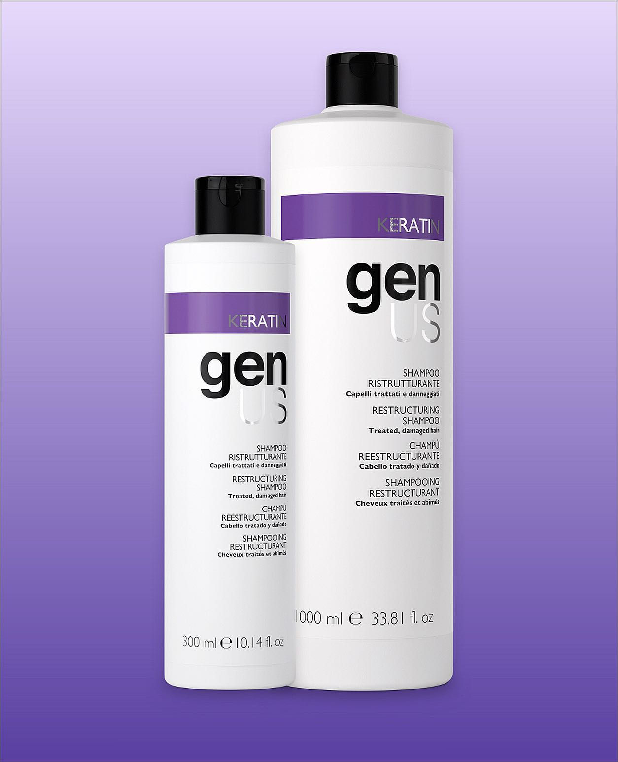 genUS KERATIN RESTRUCTURING SHAMPOO
