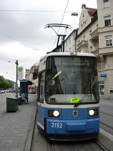 Tw 2152 in Pasing 29.8.2005 tram münchen linie 31