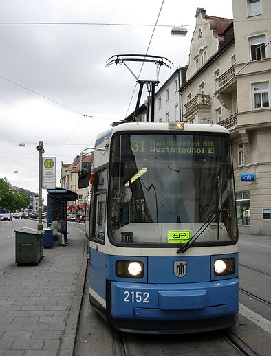 Tw 2152 in Pasing 29.8.2005 tram münchen linie 31