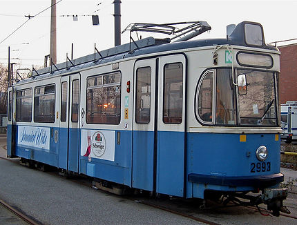 Als letzter eigener Rangierwagen wurde der M5-Wagen 2993 im Betriebshof 2 aufbewahrt, mittlerweile aber nach Blindheim abgegeben münchen tram
