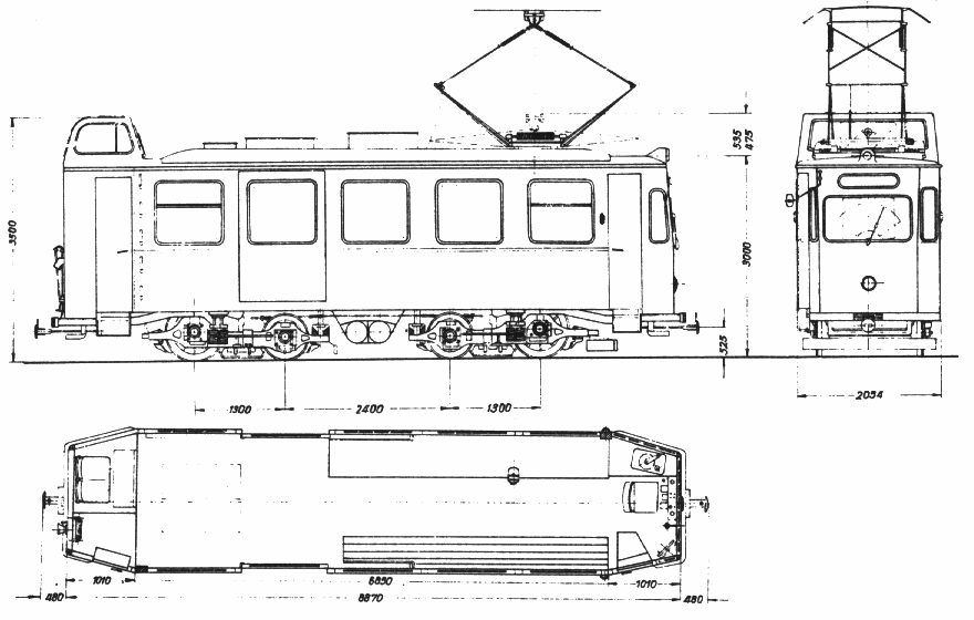 FAHRDRAHT-KONTROLLWAGEN TYP FK 1.8 2942 münchen tram