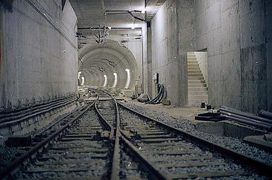 München_11-1971_S-Bahntunnel_Baustelle_