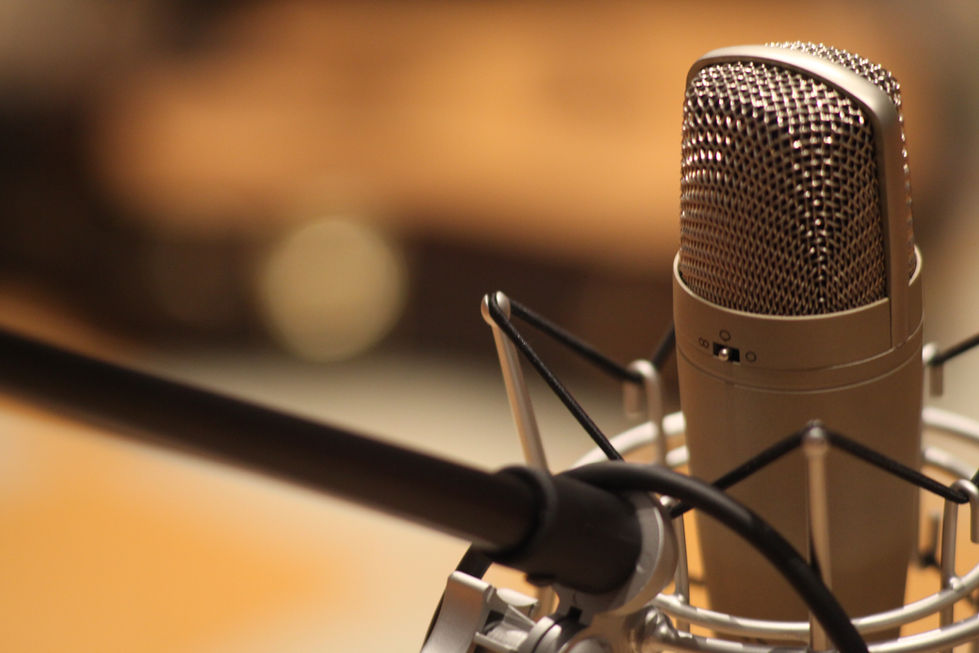 Studio Microphone Closeup