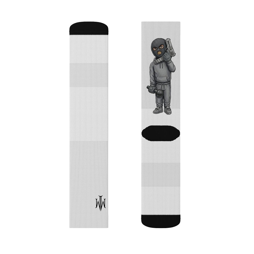 Thumbnail: MM "The First Menace" Crew Socks