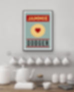 Jammie Dodger Funny Kitchen Art Print