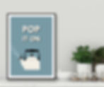 Pop It On Whistling Kettle Art Print