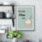 Bowl of Dim Sum Funny Kitchen Print