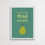 Thumbnail: Pear Shaped Funny Kitchen Art Print