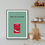 Thumbnail: Don't Be A Pilchard Funny Kitchen Print