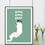 Thumbnail: Going, Going, Gone Funny Bathroom Print