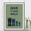 Thumbnail: Give It Some Welly Funny Laundry Room Art Print