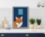 No Fox Given Funny Fox Art Print