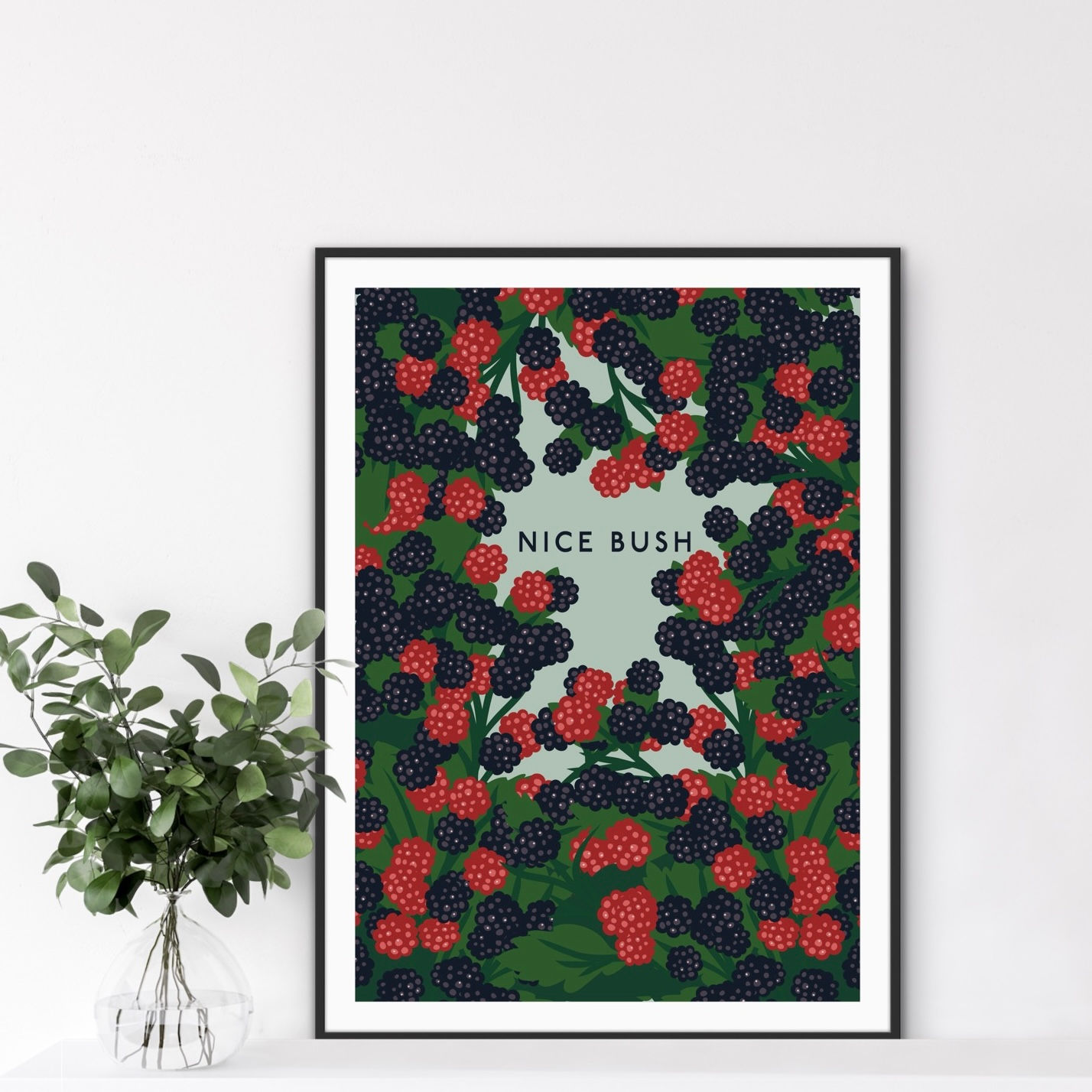 Nice Bush - Bathroom Print