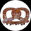 Thumbnail: Hair claw pretzel made from brown acetate