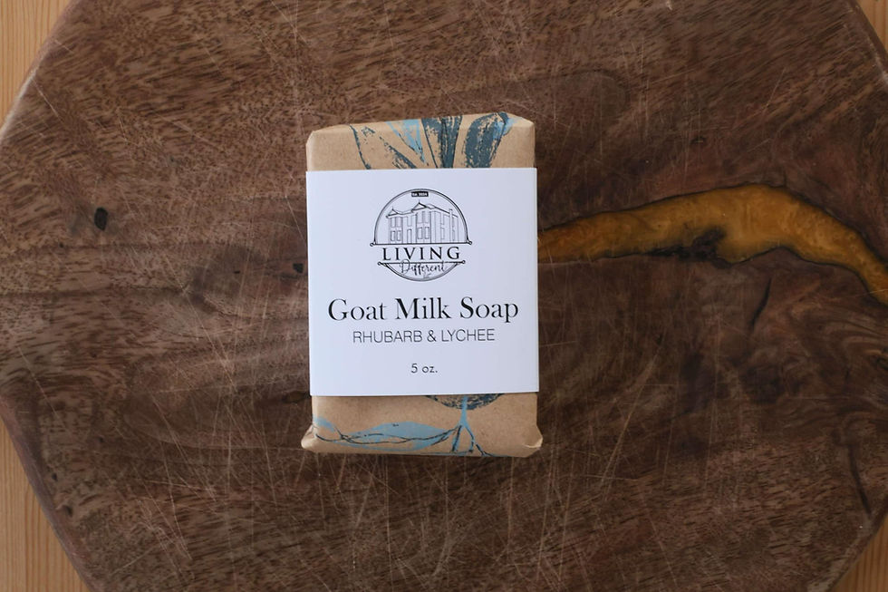 Rhubarb & Lychee - Goat Milk Soap