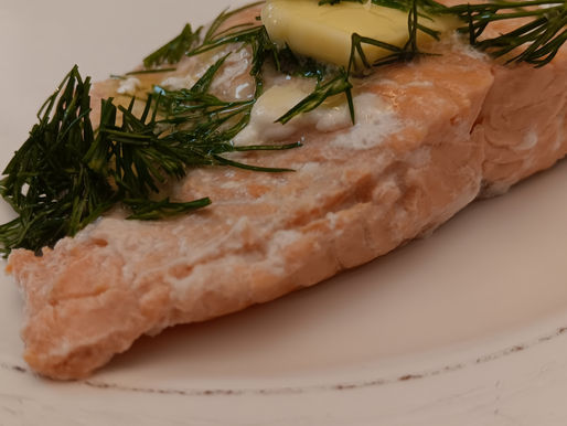 Steamed Salmon
