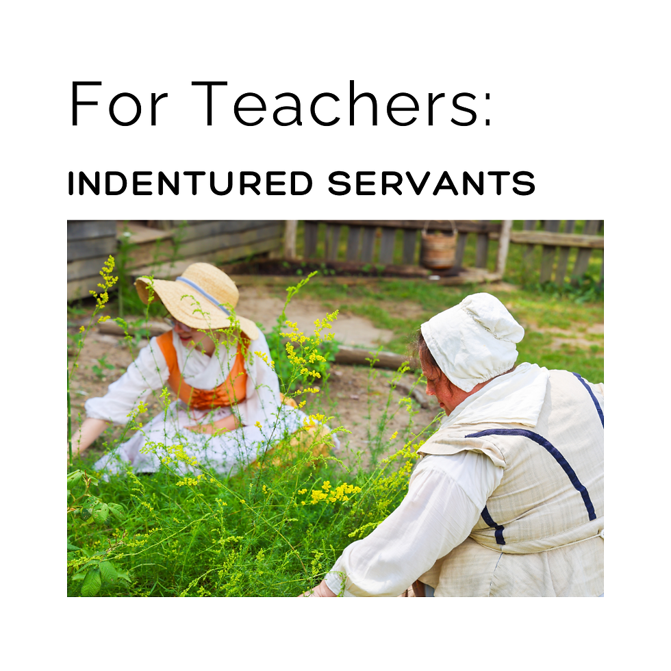indentured servants