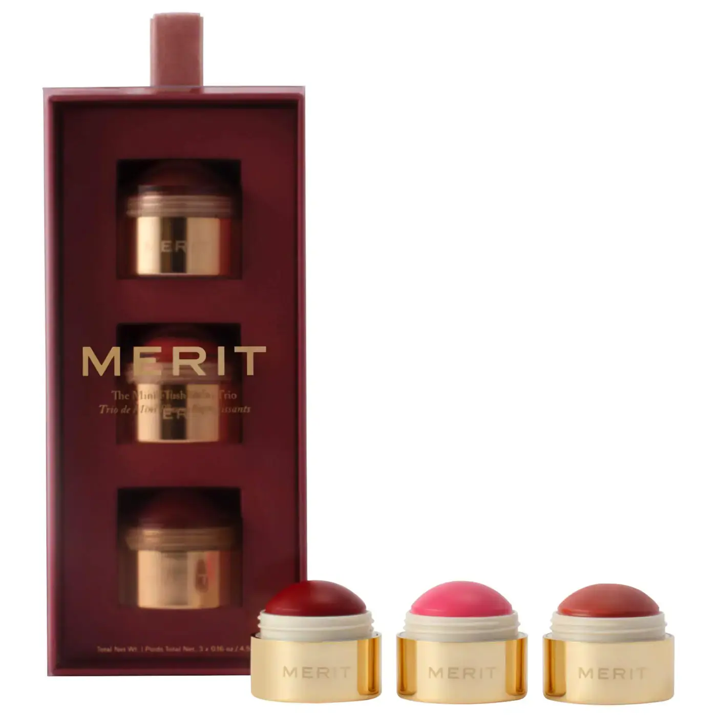 The Mini Flush Blush Balm Trio - MERIT
