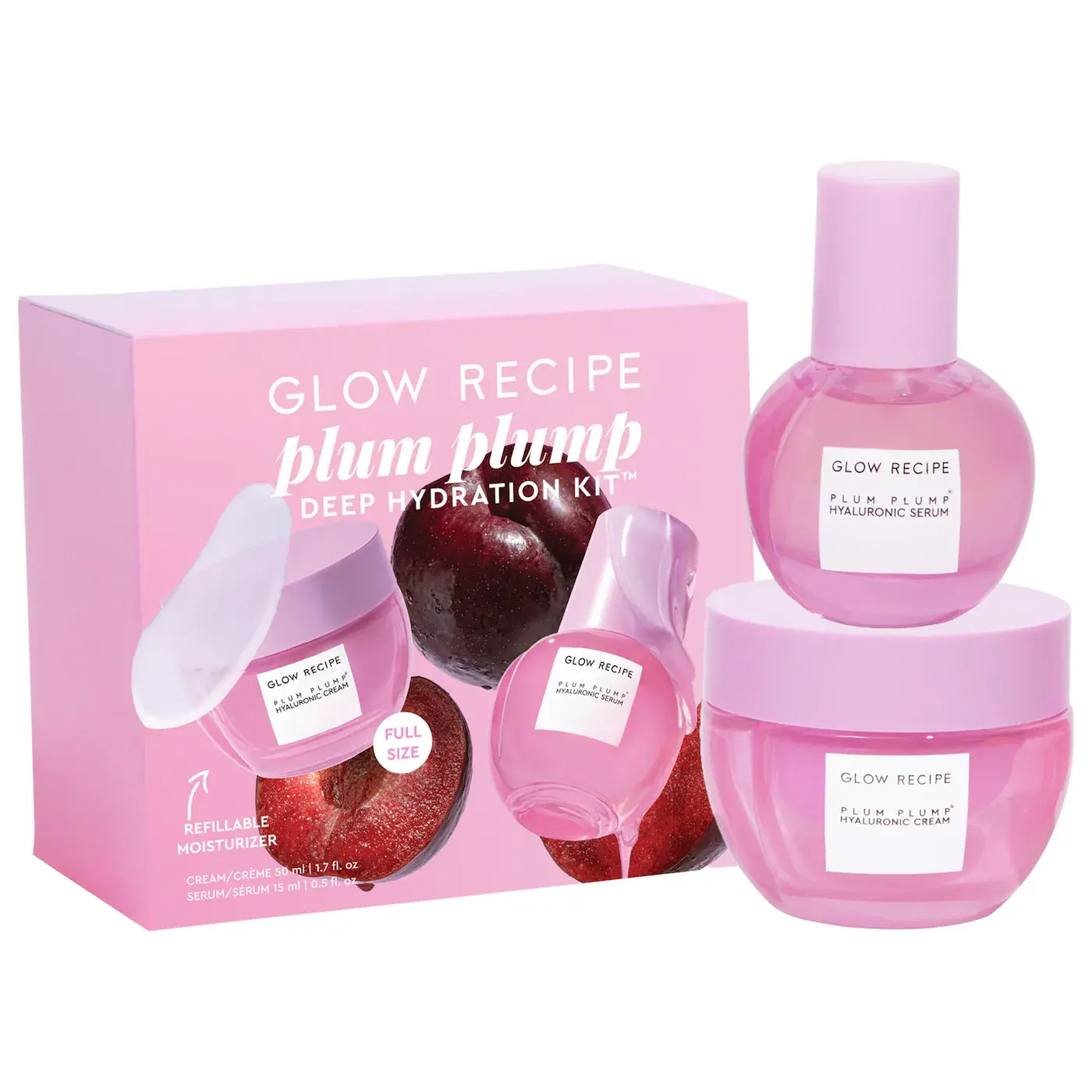 Plum Plump Deep Hydration Skincare Gift Set - GLOW RECIP