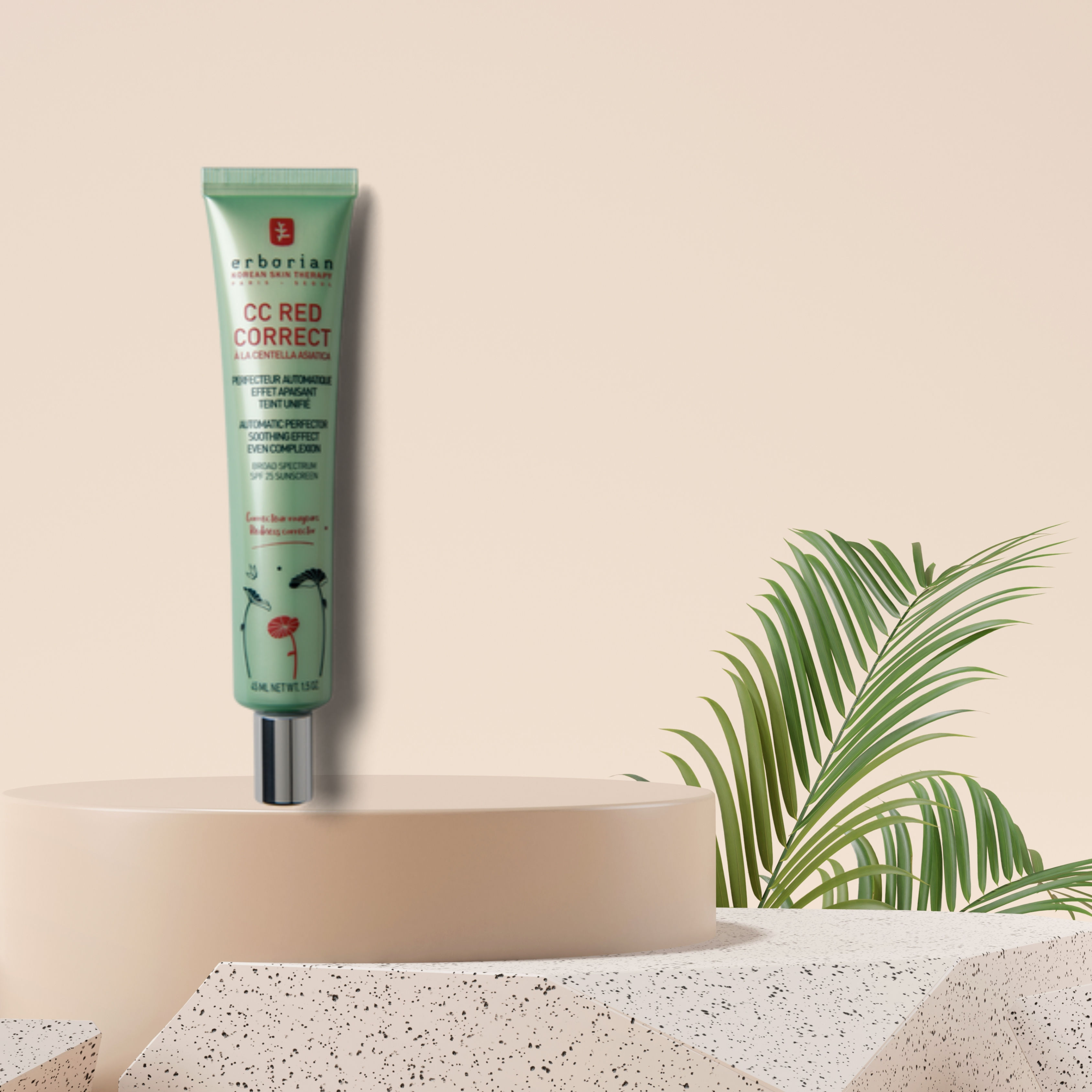 CC Red Correct crème anti-rougeurs- ERBORIAN