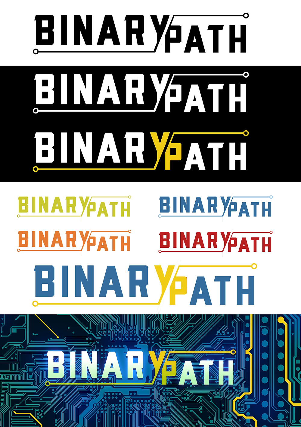 Binary Path Gcreate local graphics design logo