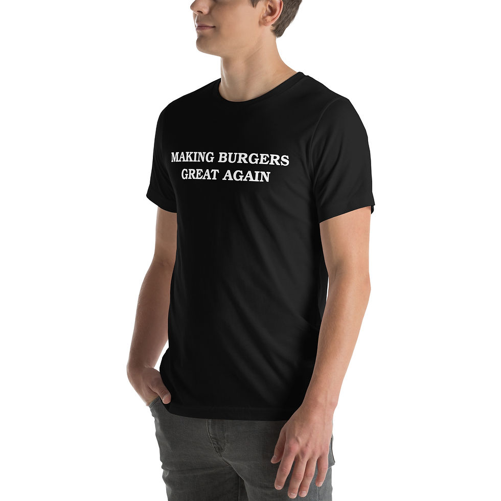Thumbnail: Making Burgers Great Again Unisex t-shirt